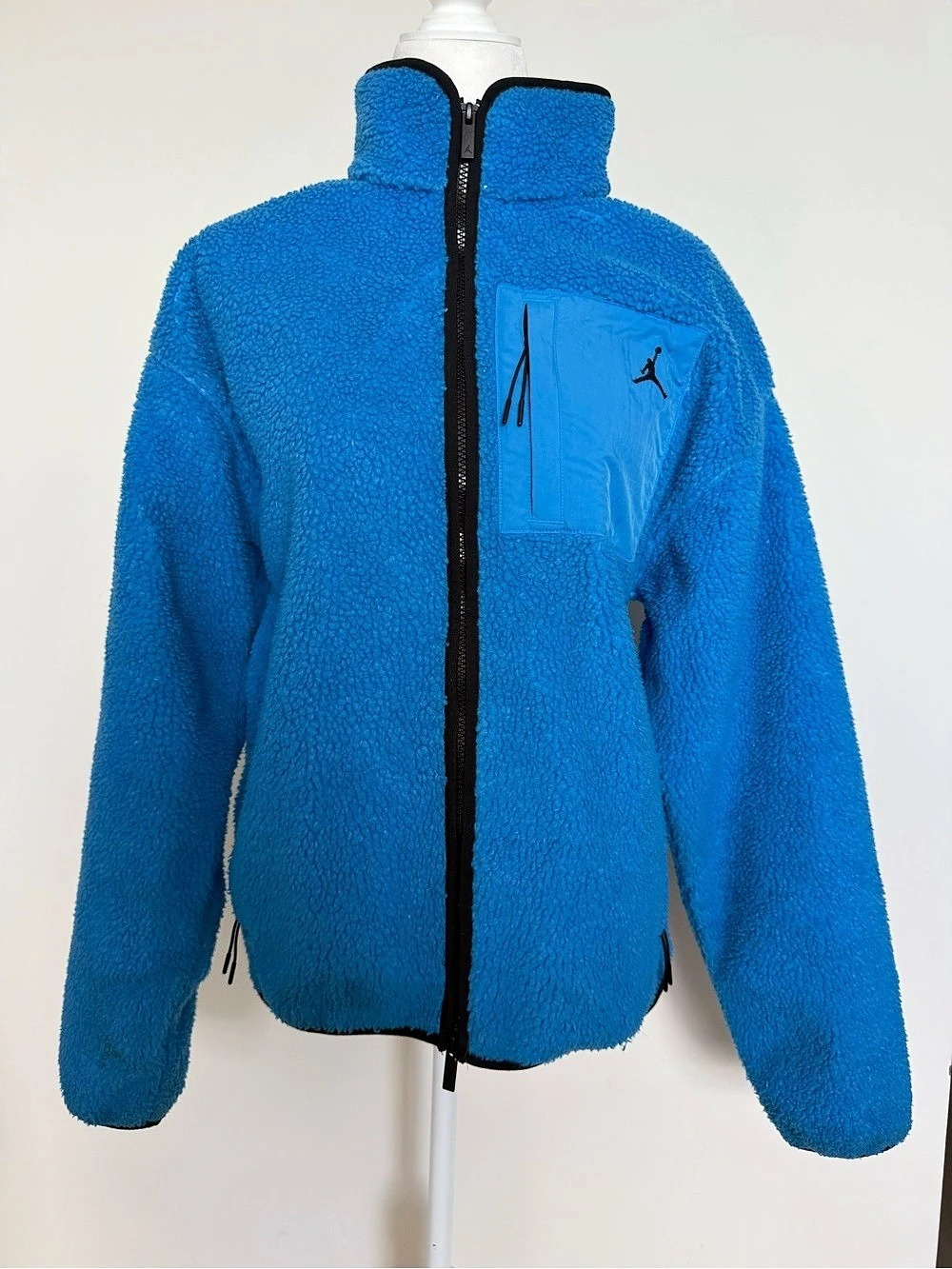 Jordan Flight Mountainside Faux Fur Jacket Blue